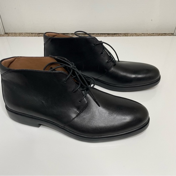 Clarks Shoes Clarks Mens Chukka Bootie Black Poshmark